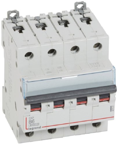 Выключатель автоматический Legrand DX3-E 6000 4п 6А B 10кА картинка